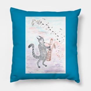 Sonny Rollins Cat St Thomas Pillow