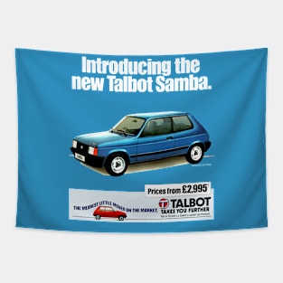TALBOT SAMBA - advert Tapestry