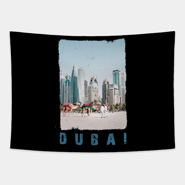 dubai Tapestry by teehood