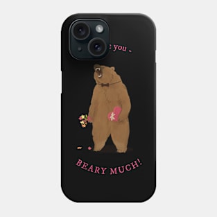 Bear in love Phone Case