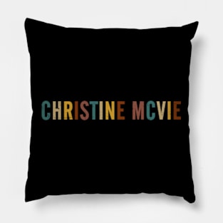 Graphic Colorful McVie Name Birthday 70s 80s 90s Pillow