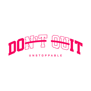 unstoppable series - pink red print T-Shirt