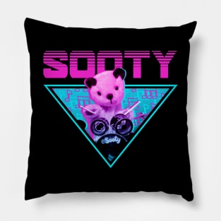 Sooty Drums Vaporwave Pillow