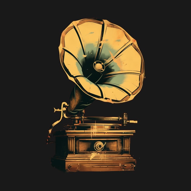 Retro Phonograph by DavidLoblaw