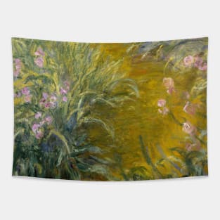 The Path through the Irises by Claude Monet Tapestry