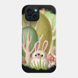 Cute Rabbit İn Forest Phone Case