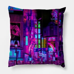 Waiting For A Neon Sign Pillow