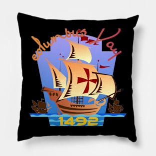 Columbus Day Pillow