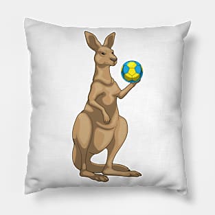 Kangaroo Handball player Handball Pillow