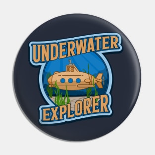 Underwater Explorer Pin