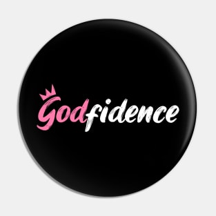 Godfidence Confidence Pin