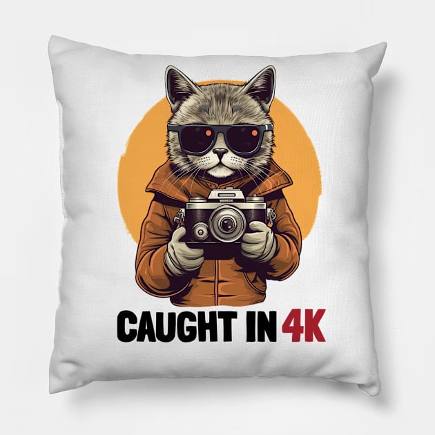 Caught in 4k Pillow by mksjr