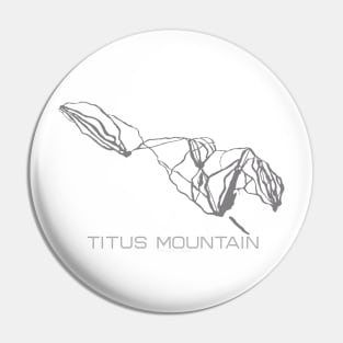 Titus Mountain Resort 3D Pin