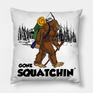 Bigfoot - Gone Squatchin' Pillow