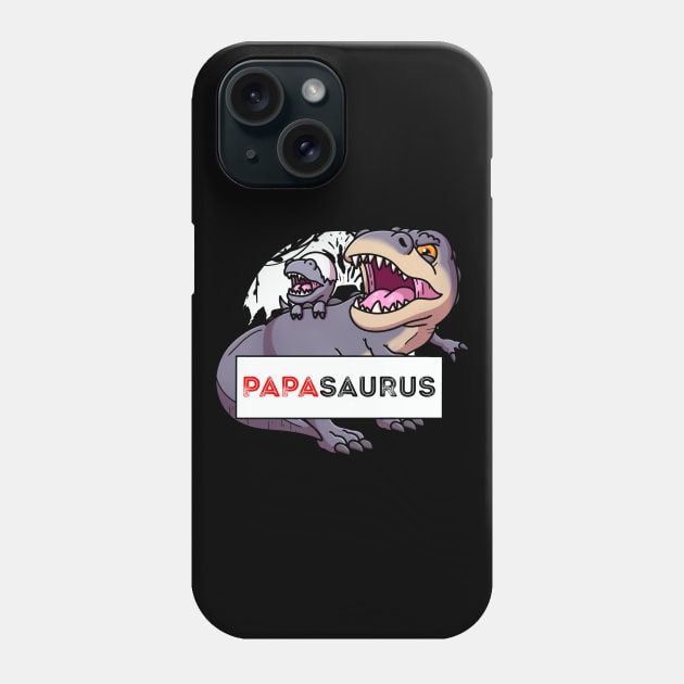 PapaSaurus Phone Case by TheMaskedTooner