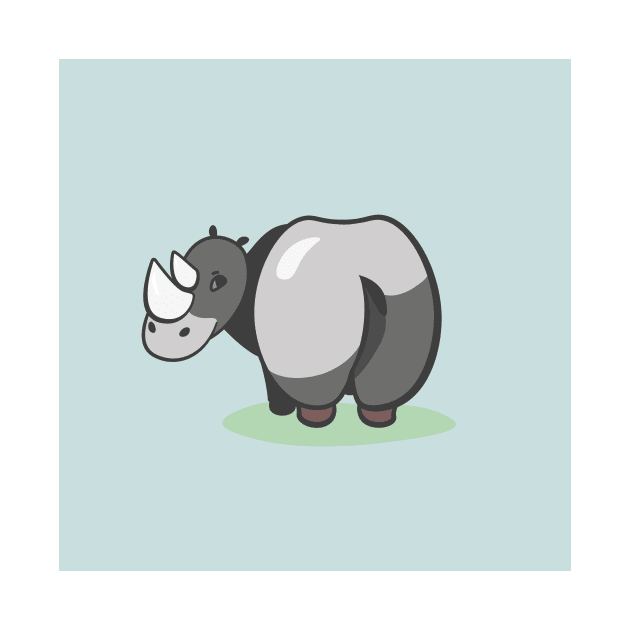 rhinoceros by mariletsart