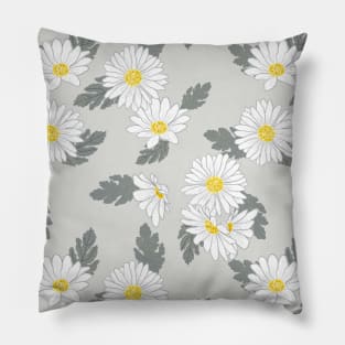 Daisy pattern, pantone color palette Pillow