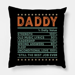 Daddy Father’s Day design Pillow