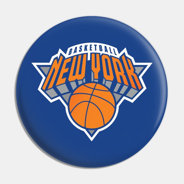 New York Basketball Pin by Nagorniak