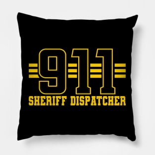 First Responder Shirt, 911 Dispatcher Shirt, Thin Gold Line Police Shirt, Dispatch Gifts for CHP Operator, Dispatcher Flag Shirt for Sheriff Pillow