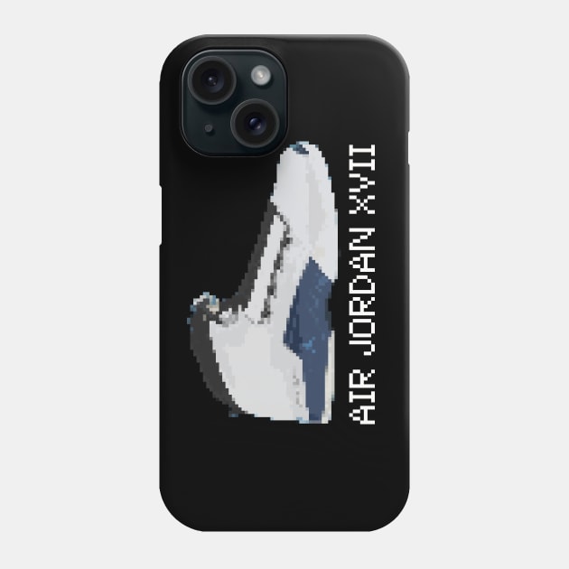 AJ XVII - Pixelated art Phone Case by Buff Geeks Art