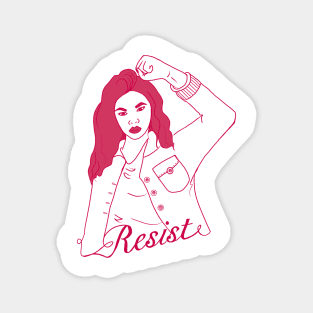 Resist - Powerful Woman 2 Magnet