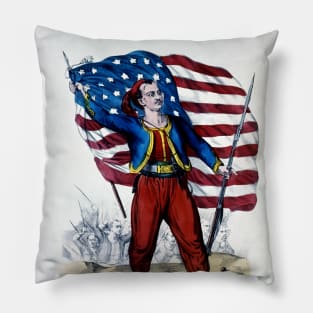 Civil War New York Zouave Pillow