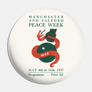 Manchester & Salford Peace Week Pin