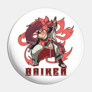 Baiken Guilty Gear Design Pin