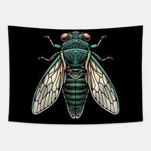 The Great Cicada Comeback Tour 2024 Insect Invasion Tapestry