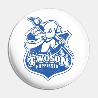 Twoson Happiests Pin