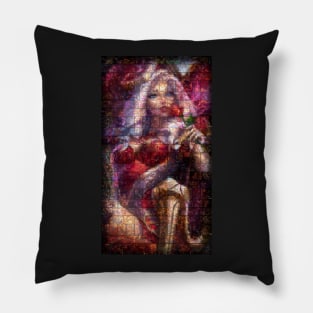 Ashe Mosaic Portrait 7 Pillow