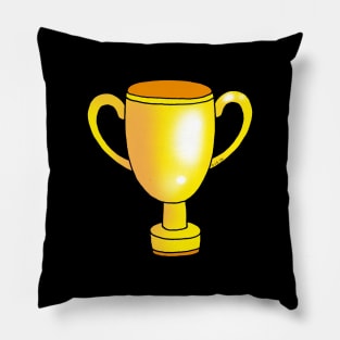 golden trophy Pillow