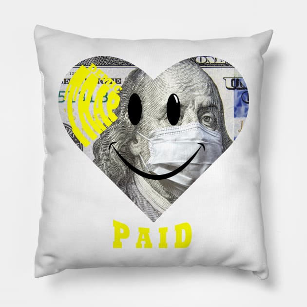 Trapdemic MoneyHeart Pillow by BabyRicchStep