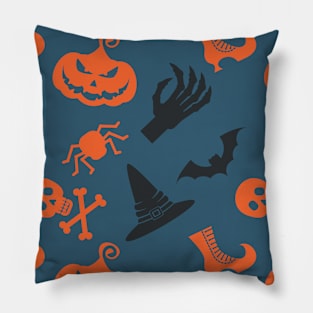 Halloween Witch Pattern Pillow