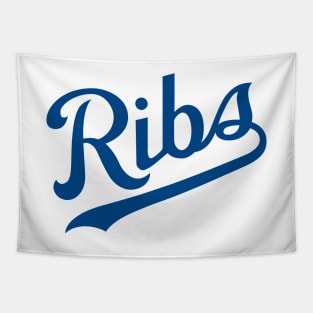 KC Ribs - White 1 Tapestry