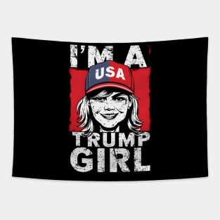 I'M A Trump Girl Election Usa America Tapestry