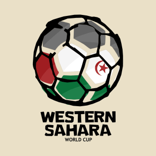 Western Sahara Football Country Flag T-Shirt