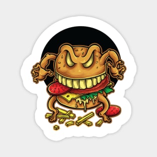 Burger Hamburger I Love Cheeseburgers Magnet