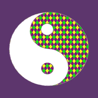 Mardi Gras: Yin Yang T-Shirt