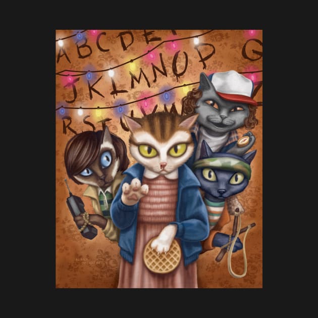 Stranger Things Kitties by GeekyPet