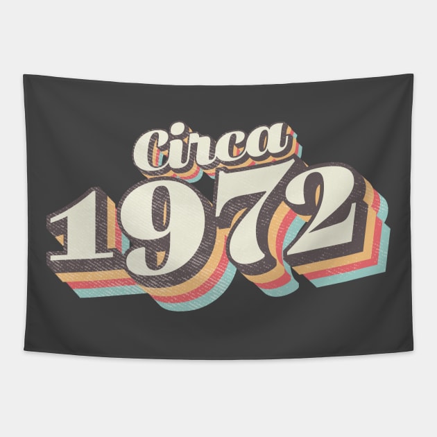 circa 1972 birthday year Tapestry by Vin Zzep