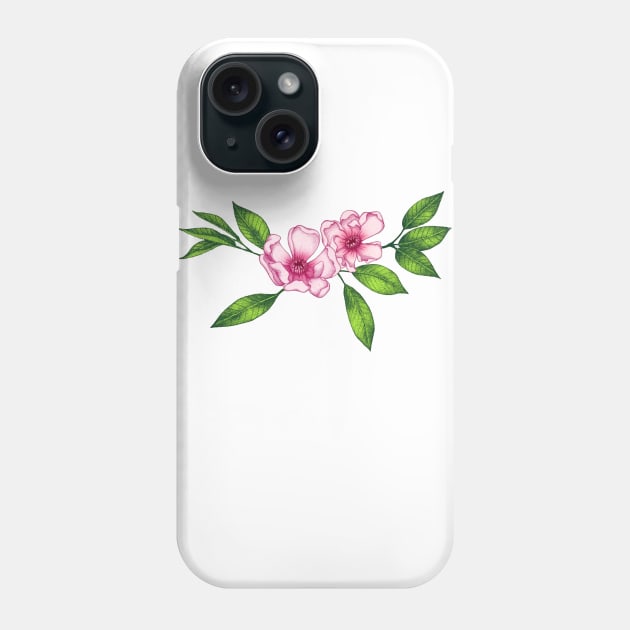 Cherry Blossom Phone Case by PerrinLeFeuvre