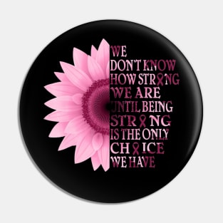 strong multiple myeloma survivor sunflower t shirt gift Pin