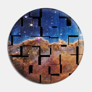 NASA JWST Carina Nebula imagery, tiled Pin