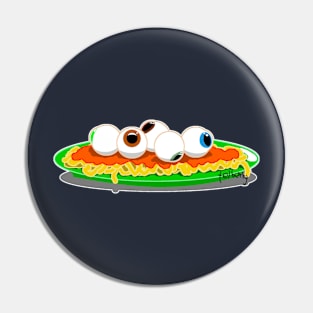 Eyeball spaghetti Pin