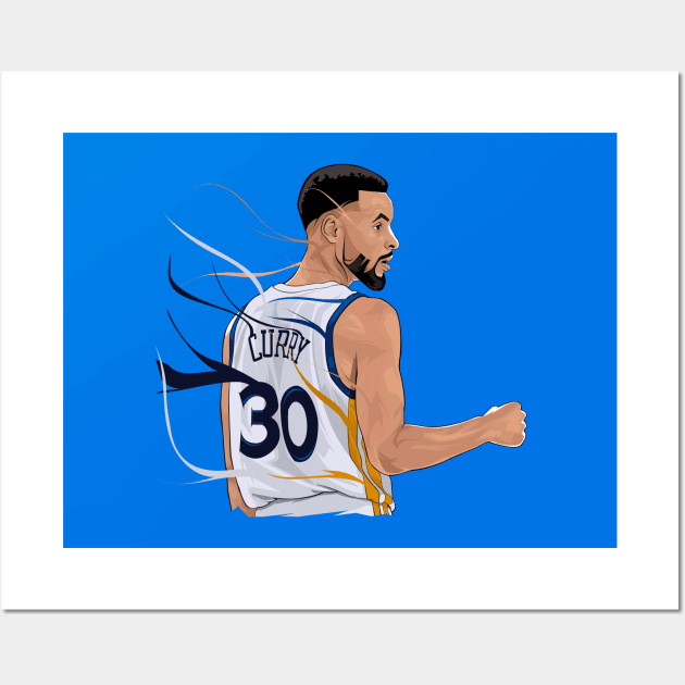 Stephen Curry Wall Art Poster Basketball Star Maroc