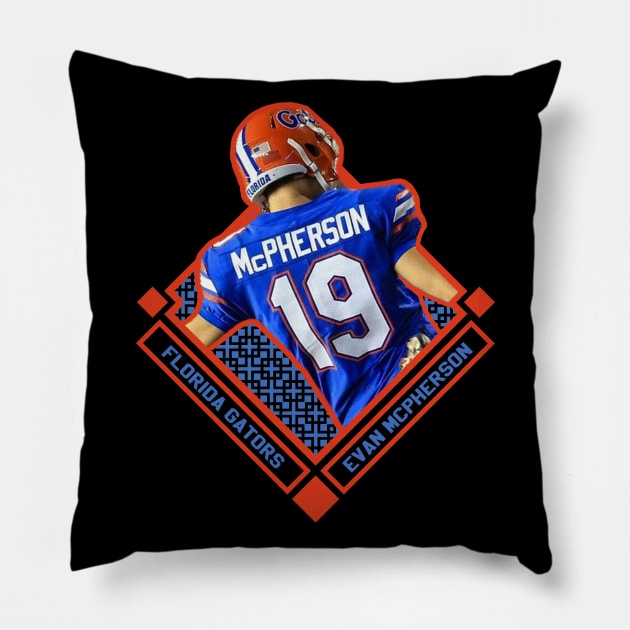 EVAN MCPHERSON FLORIDA GATORS Pillow by hackercyberattackactivity