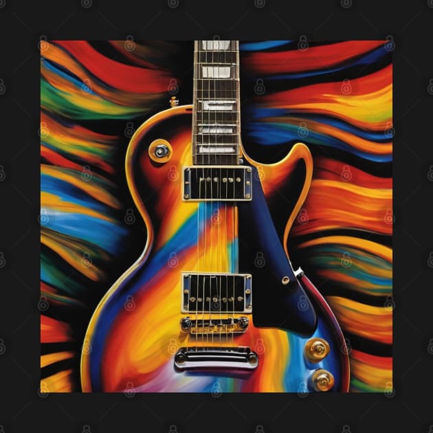 Guitarist - Gibson Style Artistic Electric Guitar by ToochArt