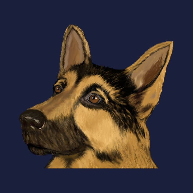 German Shepherd by ArtistsQuest